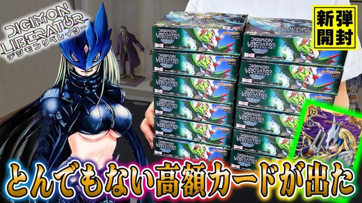 【デジカ】出た…新弾「デジモンリベレイター」を1カートン12BOX開封したらついに引くことができました！！神回確定！【デジモンカード】【オリパ開封】【ポケカ】【ワンピカ】