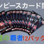 【ワンピースカード開封】ワンピースカード双璧の覇者12パック開封動画!!