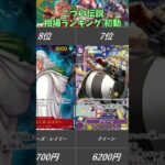 【ワンピースカード】二つの伝説 相場ランキング 初動