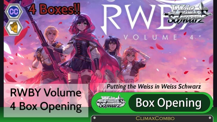 RWBY Vol. 4 Early Box Opening!