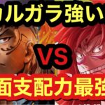 【ワンピースカード】新弾リーダー対決！！紫黒キングVS黄カルガラ！！