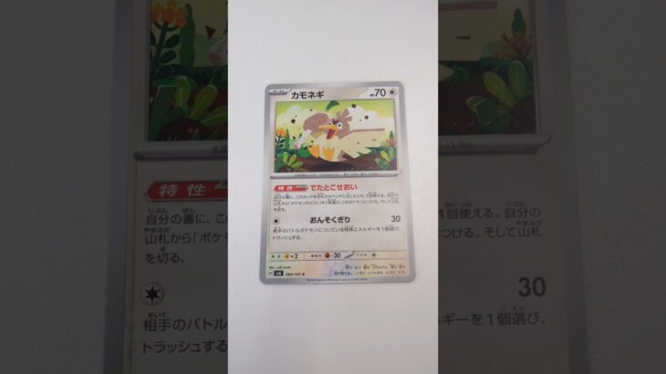 朝から酷暑　#pokemon #ポケモンカードゲーム　変幻の仮面　１パック開封　7月30日朝に出たのは？　#ポケカ