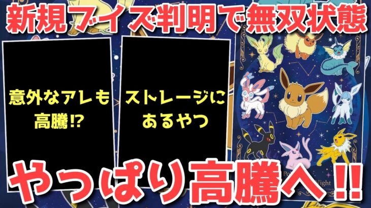 【ポケカ】乗り遅れ厳禁　ブイズは〇〇が鍵になる　年末のハイクラス予想【ポケカ高騰】