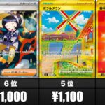 【8月21日時点】黒炎の支配者高額ランキング【ポケカ】【Pokemon cards】