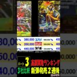 2024年9月下旬 ③／３ 高額カードランキング ワンピカード 新たなる皇帝