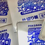 【ポケカ】テラスタルバトルで手に入れた仕切り板を4枚開けます。