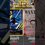 【ワンピースカード】新たなる皇帝 THE BEST 二つの伝説 相場ランキング 9月まとめ