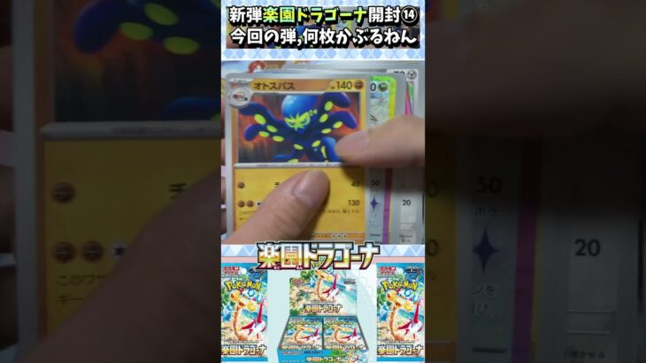 【ポケカ】新弾！！楽園ドラゴーナ開封！　ルチア当てるんだー⑭