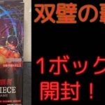 【ワンピースカード】双璧の覇者1ボックス開封してゾロ自引きする！！！