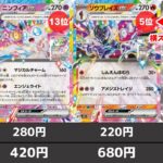 【ポケカ】 前評判逆転し高騰 ポケモンex/V(RR) 高額ランキング 2024年10月最新価格相場(超電ブレイカー発売前/楽園ドラゴーナ発売後) ハイクラスパック再録求む 【ポケモンカード】