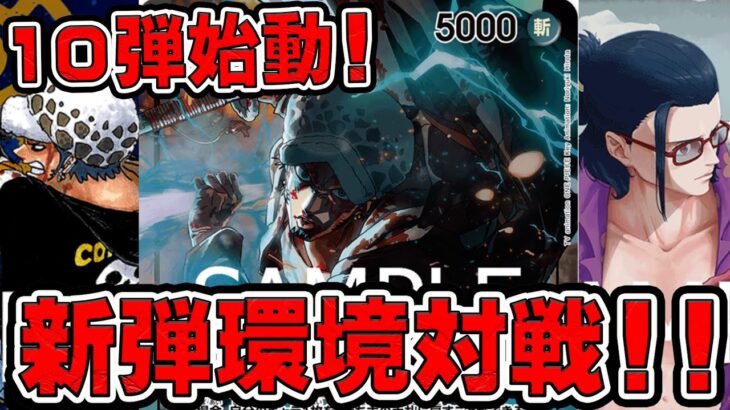 【ワンピースカードゲーム】新弾環境！１０弾始動！新弾環境対戦！！緑黄ローで赤緑スモーカーと対戦してみた【王族の血統】ONE PIECE Card Gme「なべりっじトレカチャンネル」