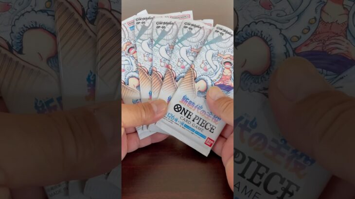 【ワンピカード】新時代の主役！#開封動画 #shorts