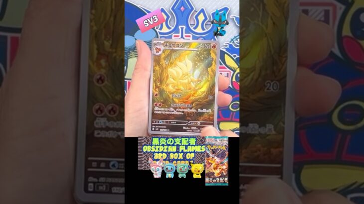 【ポケカ開封】黒炎の支配者　3rd box of good cards Opening OBSIDIAN FLAMES