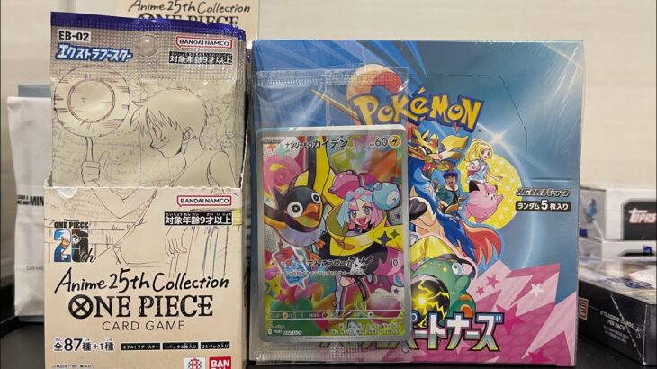 カードへ乾杯🍻　ワンピース、ポケモン新弾BOX開封　25th Collection バトルパートナーズ