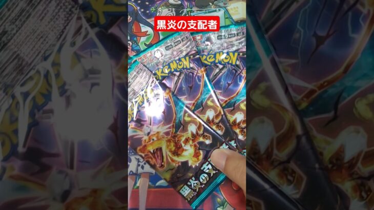 「ポケカ」黒炎の支配者開封🎁 #ポケモンカード #黒炎の支配者 #shorts