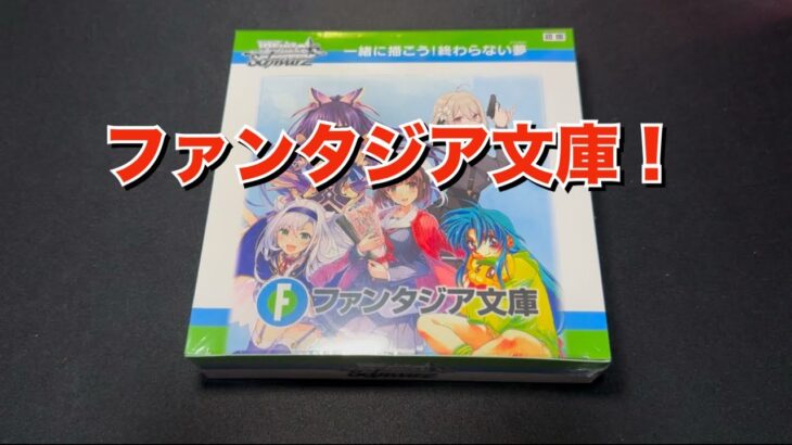 【ヴァイス】富士見ファンタジア文庫１ボックス開封する！