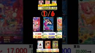 3/15 ①/6 高額カードランキング 販売買取相場 神速の拳発売後2週間後 ワンピカード