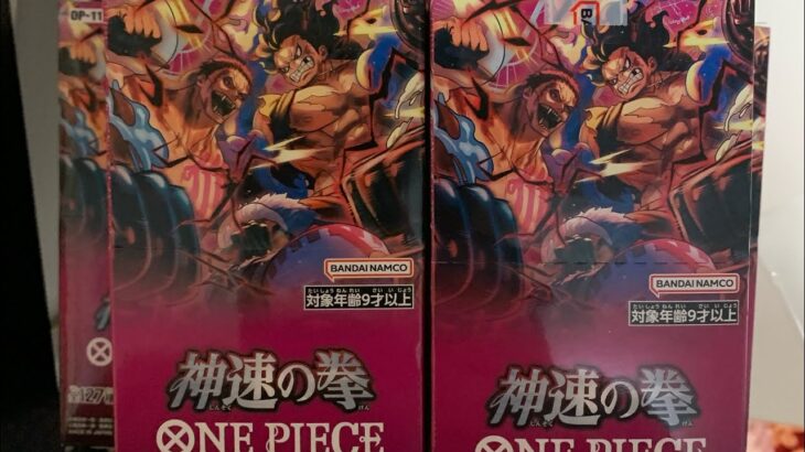 ワンピースカード　神速の拳　5BOX開封！！　#ワンピース　#カードゲーム  #カード　# 開封　#新弾　#パック　#ワンピースカード　#ワンピースカード開封