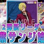 【ワンピースカード】12弾新リーダー！青紫サンジ始動！　赤シャンクスVS青紫サンジ！　初心者・中級者向け
