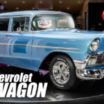 1956 Chevrolet 210 Beauville Wagon For Sale Vanguard Motor Sales #3351