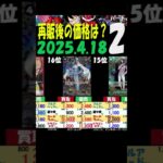 4/18 ②/3 皇帝 再販後の4社の販売買取比較 新たなる皇帝 ワンピカード