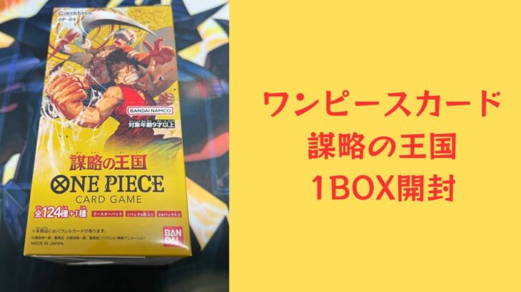 【トレカ】No.67 ワンピースカード　謀略の王国　1BOX開封