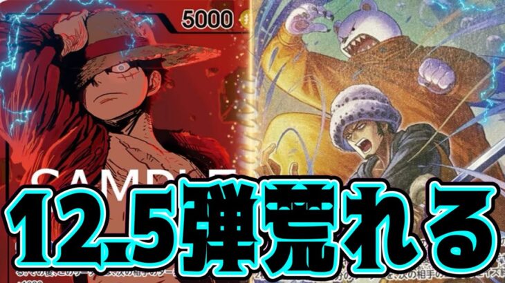 【ワンピースカード】12.5弾荒れる！！！　緑紫ルフィVS緑ボニー！！　初心者・中級者向け
