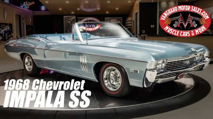 1968 Chevrolet Impala SS Convertible For Sale Vanguard Motor Sales #2059