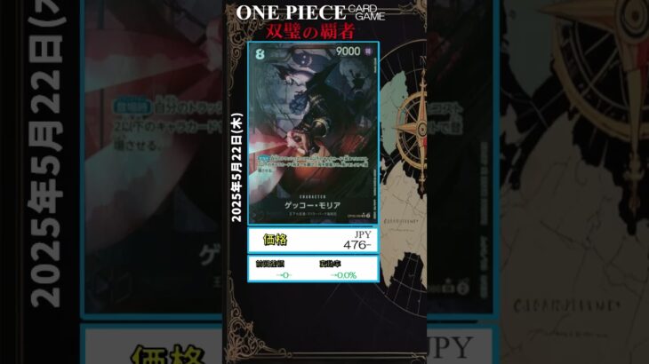 【ワンピースカード】双璧の覇者 最新相場まとめ 2025.5.22【相場】 #ワンピースカード #ワンピースカード相場 #双璧の覇者