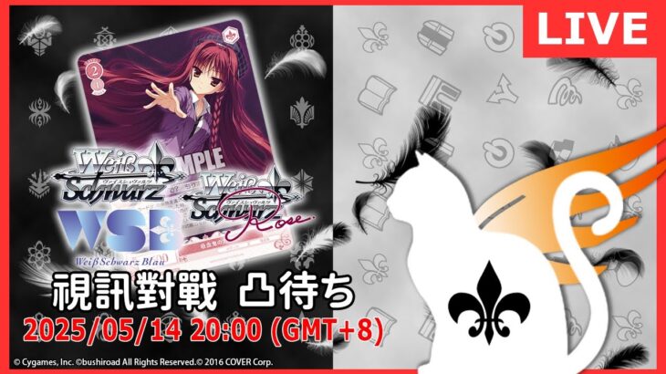 【第１９３回】WS+WSB+WSR 視訊對戰直播（#ヴァイスシュヴァルツ、#ヴァイスシュヴァルツブラウ、#ヴァイスシュヴァルツロゼ #リモード対戦凸待）