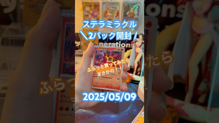 【ステラミラクル】ふらっと買って開けてみたらまさかの当たり！！＃short#ポケモン＃pokemon