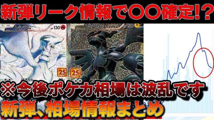 【ポケカ】新弾「ブラックボルト、ホワイトフレア」のリーク情報がヤバすぎるｗｗｗ※今後ポケカ相場は波乱です【ポケモンカード　ポケカ　投資　高騰 】