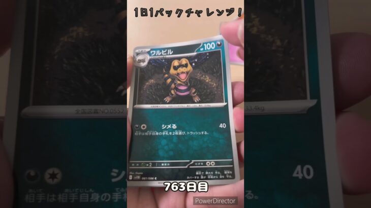 【ポケカ】1日1パックチャレンジー！ブラックボルト #shorts