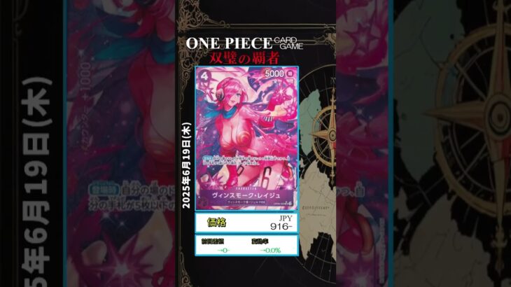 【ワンピースカード】双璧の覇者 最新相場まとめ 2025.6.19【相場】 #ワンピースカード #ワンピースカード相場 #双璧の覇者