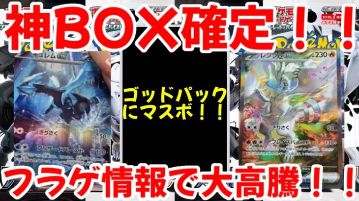 【ポケモンカード】エグい事になってるブラックボルト・ホワイトフレアがヤバい！！神BOX確定！！フラゲ情報で大高騰！！【ポケカ高騰】