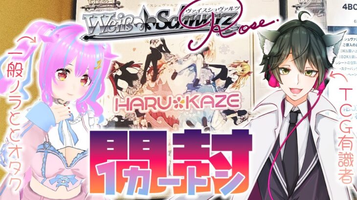 【開封】罰あり！？ヴァイスシュヴァルツロゼ HARUKAZE １カートンで推しのアイリス・ディセンバー・アンクライちゃんを絶対に引くマン【#なごみなま XXX回目】