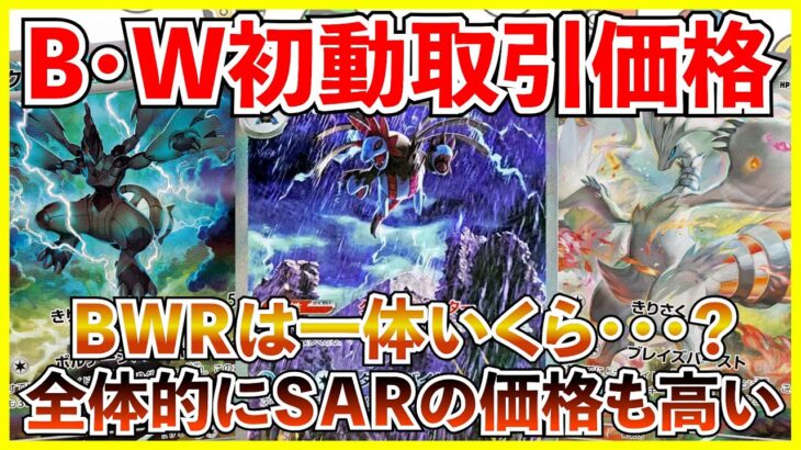【ポケカ投資】ブラックボルト・ホワイトフレア初動取引価格は一体いくら・・・？今年で一番高額な取引かもしれない？【ポケカ】【ブラックボルト】【ホワイトフレア】【ポケモン】【Pokémon】
