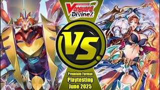 Vermillion Gyze Vs Golden Thegrea – Cardfight Vanguard Premium Format Playtesting June 2025