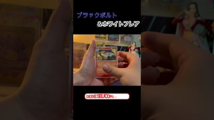 【ブラックボルト&ホワイトフレア】1パック開封！＃short#ポケモン＃pokemon