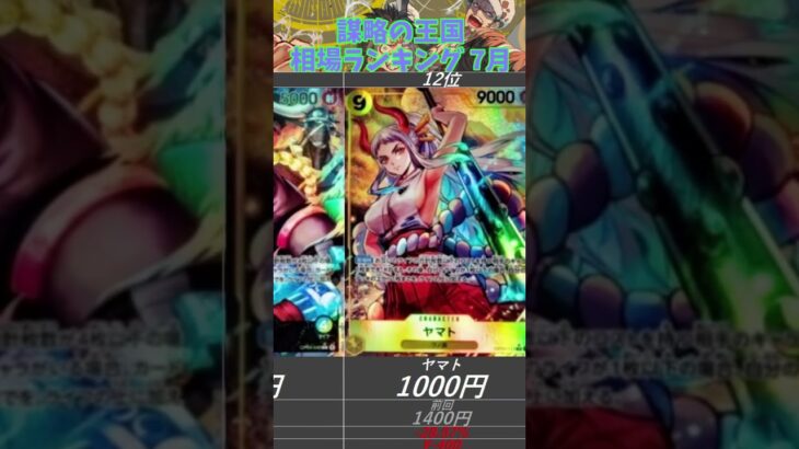 【ワンピースカード】謀略の王国 相場ランキング 7月