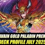 Agravain Gold Paladin –  Cardfight Vanguard Premium Deck Profile July 2025