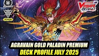 Agravain Gold Paladin –  Cardfight Vanguard Premium Deck Profile July 2025