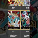 【ワンピースカード】THE BEST2  ドン！！カード 相場ランキング 初動