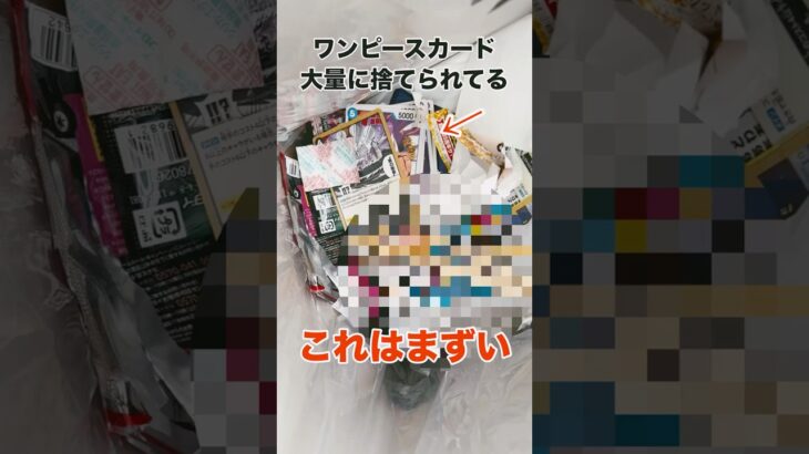 【絶対当てる】大量に捨てられたワンピースカード！悲しいから８パック開封したら！（♯５１３） #ワンピース#開封動画 #神速の拳#onepiece #新弾#コミパラ#コミパラニカ#SPカード#三周年記念