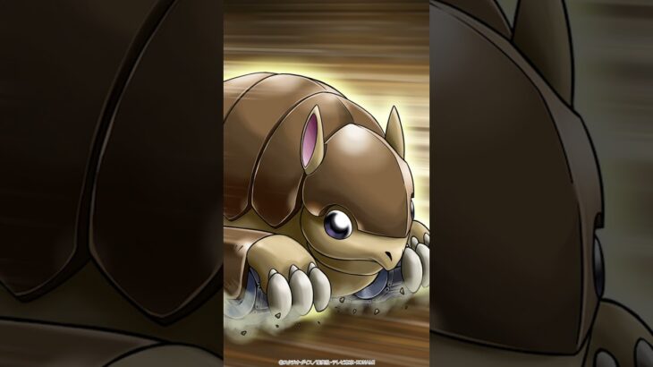 【公式】カードイラスト紹介「バリア・アルマジロ」【遊戯王ラッシュデュエル】#shorts