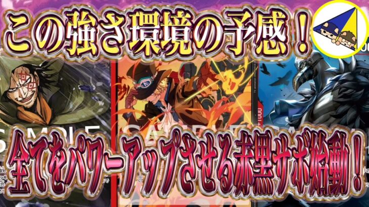 【ワンピースカード】受け継がれる意志新リーダー赤黒サボが環境有力過ぎた！