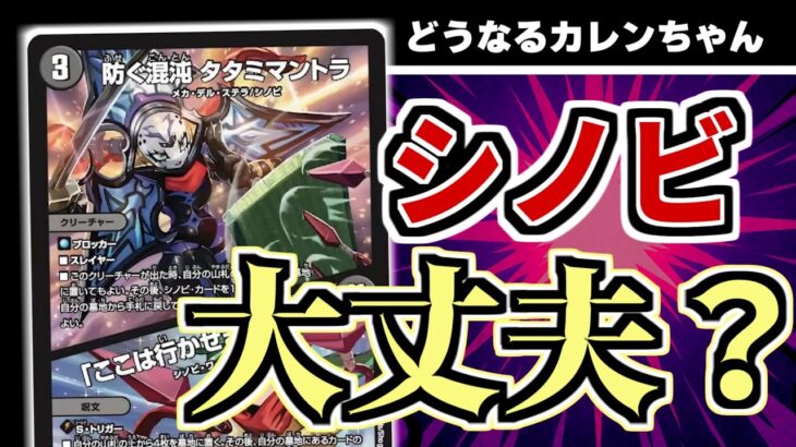 シノビはこれは…こんな受け身で大丈夫なのか？本当に正義のハリケーンを巻き起こせるのか？？【デュエマ】