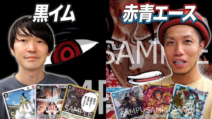 【ワンピカード対戦】注目の新リーダーがヤバすぎた.. 13弾環境初対決!! 黒イム vs 赤青エース　ちゃみ戦