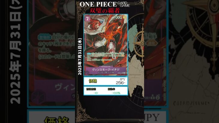 【ワンピースカード】双璧の覇者 最新相場まとめ 2025.7.31【相場】 #ワンピースカード #ワンピースカード相場 #双璧の覇者