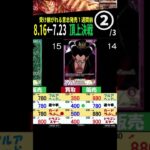 [②/3] 8.16←7.23 受け継がれる意志発売1週間前の頂上決戦 4社比較 販売買取 受け継がれる意志 ワンピースカードザベスト2 ワンピースカード ワンピカード 相場 新弾